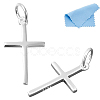 2Pcs 925 Sterling Silver Pendants STER-DC0001-90-1