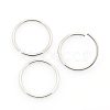 Tarnish Resistant 304 Stainless Steel Open Jump Rings STAS-J013-16xx1.2mm-01-1