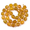 Natural Agate Beads Strands G-T131-82B-14-2