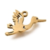 201 Stainless Steel Pendants STAS-R136-24G-2