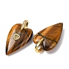 Natural Tiger Eye Pendants GG-CBA51ED-03G-07-3