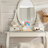 Transparent Acrylic Slant Back Earring Display Stands EDIS-WH0035-20B-02-6