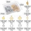 50Pcs 10 Styles 201 & 304 & 306 Stainless Steel Charms STAS-FS0001-47-4