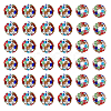 120Pcs Rhinsestone Clay Pave Beads CLAY-FH0001-27A-1