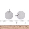 Tarnish Resistant 201 Stainless Steel Pendants STAS-S105-T637-1-10-4