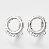 Hoop Earring Findings KK-T048-007P-NF-1