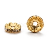 Iron Crystal Rhinestone Spacer Beads RB-A007-10MM-G-6