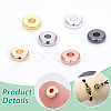 300Pcs 6 Style Brass Spacer Beads KK-PH0011-26-5