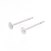 Non-Tarnish 304 Stainless Steel Stud Earring Findings STAS-D448-088P-2mm-1