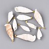 Spiral Shell Big Pendants SHEL-Q029-14KCG-1