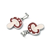 304 Stainless Steel Manual Polishing Pendants STAS-C075-24P-2