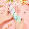 1 Skein Gradient Segment Dyed 80% Wool 20% Acrylic Blended Yarn OCOR-TA0003-02B-8