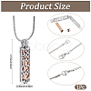 DIY Stainless Steel Pendant Necklaces Making Kits DIY-CN0003-75RG-2