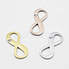 Eco-Friendly 316 Surgical Stainless Steel Pave Cubic Zirconia Links connectors RB-I078-63-B-NR-1