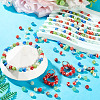 Picasso Baking Paint Glass Seed Beads SEED-TA0001-61B-8