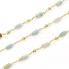 Handmade Natural Amazonite Beaded Chains CHC-E021-01C-4