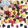 200Pcs 2 Bags Glitter Poker Theme Paper Confetti AJEW-HY0003-55-4
