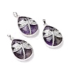 Natural Amethyst Pendants G-G900-01P-06-1