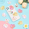 24Pcs 6 Colors Opaque Resin Pendants CRES-YW0002-74-4