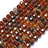 Natural Carnelian(Dyed & Heated) Beads Strands G-K389-A07-01-1
