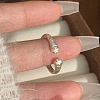 Alloy Cat Paws Cuff Open Rings for Women WGFDD1A-01-4