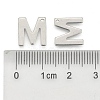 Tarnish Resistant 304 Stainless Steel Letter Charms STAS-O072-M-3