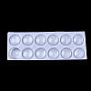 Transparent Glass Cabochons GGLA-R026-18mm-B-6
