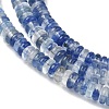 Blue Watermelon Stone Glass Beads Strands GG-CBAC08A-A02-02-4