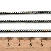 Electroplate Glass Beads Strands GL-CBAA615-01B-4