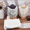 10 Yards Polyester Tassel Lace Ribbons OCOR-WH0045-23B-01-5