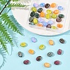 40Pcs 5 Colors Baking Paint Glass Seed Beads GLAA-FS0002-27-7