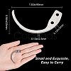 201 Stainless Steel Handheld Detacher Hook Key FIND-WH0038-78P-2