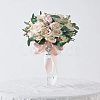 Iron Flower Bouquet Photo Charm Brooch Making Kits JEWB-LP00003-3