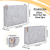 2Pcs 2 Style Wool Felt Bag Organizer Inserts FIND-WR0007-41C-2