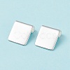 Brass Glue-on Flat Pad Bails KK-D519-A-S-3