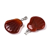 Natural Carnelian(Dyed & Heated) Pendants G-T138-208G-2