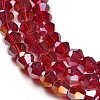 Transparent Electroplate Glass Beads Strands EGLA-A039-T2mm-B27-3