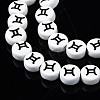 Handmade Porcelain Ceramic Beads Strands PORC-S502-032B-3