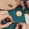 2Pcs Brass European Beads KK-HY0004-63AG-3