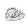 Rack Plating Brass Micro Pave Clear Cubic Zirconia Pendants KK-L210-010P-2