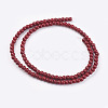 1 Strand Dyed Crimson Round Synthetic Turquoise Beads Strands X-TURQ-G106-4mm-02H-2