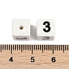 Glazed Porcelain Beads PORC-R003-07-03-3