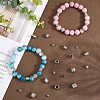 120Pcs 12 Styles 201 Stainless Steel European Beads STAS-SP0001-82-4