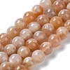 Natural Sunstone Beads Strands G-N327-01C-03-1