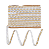Centipede Braided Polyester Lace Trim OCOR-WH0092-02A-1