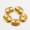 Tibetan Style Wavy Spacer Beads TIBEP-A11067-AG-LF-2