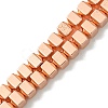 Electroplated Synthetic Non-Magnetic Hematite Beads Strands G-H020-I01-01-1