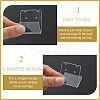 Organic Glass Earring Displays X-EDIS-N001-03A-4