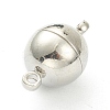 Brass Magnetic Clasps with Loops MC043-3-2