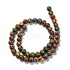 Synthetic Malachite Beads Strands G-I199-32-6mm-G-3